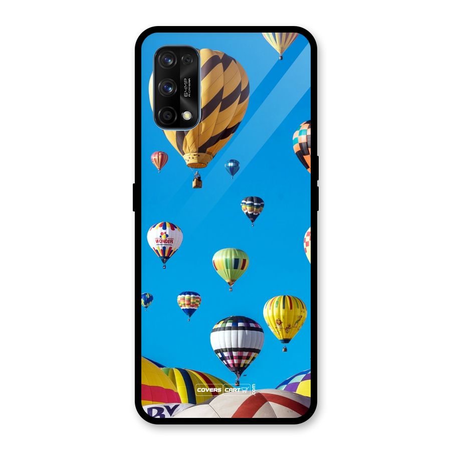 Hot Air Baloons Glass Back Case for Realme 7 Pro