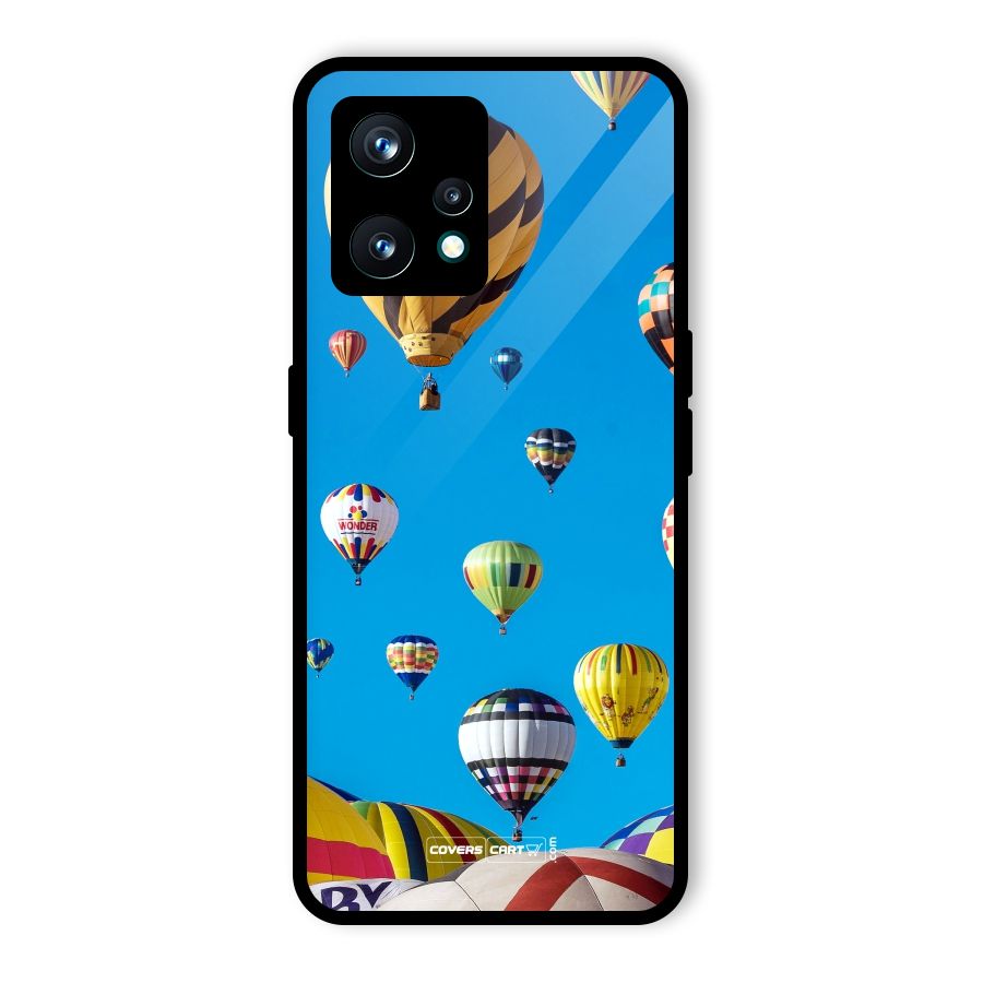 Hot Air Baloons Glass Back Case for Realme 9 Pro Plus 5G