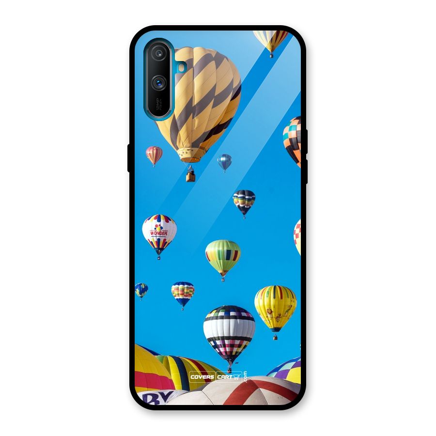 Hot Air Baloons Glass Back Case for Realme C3