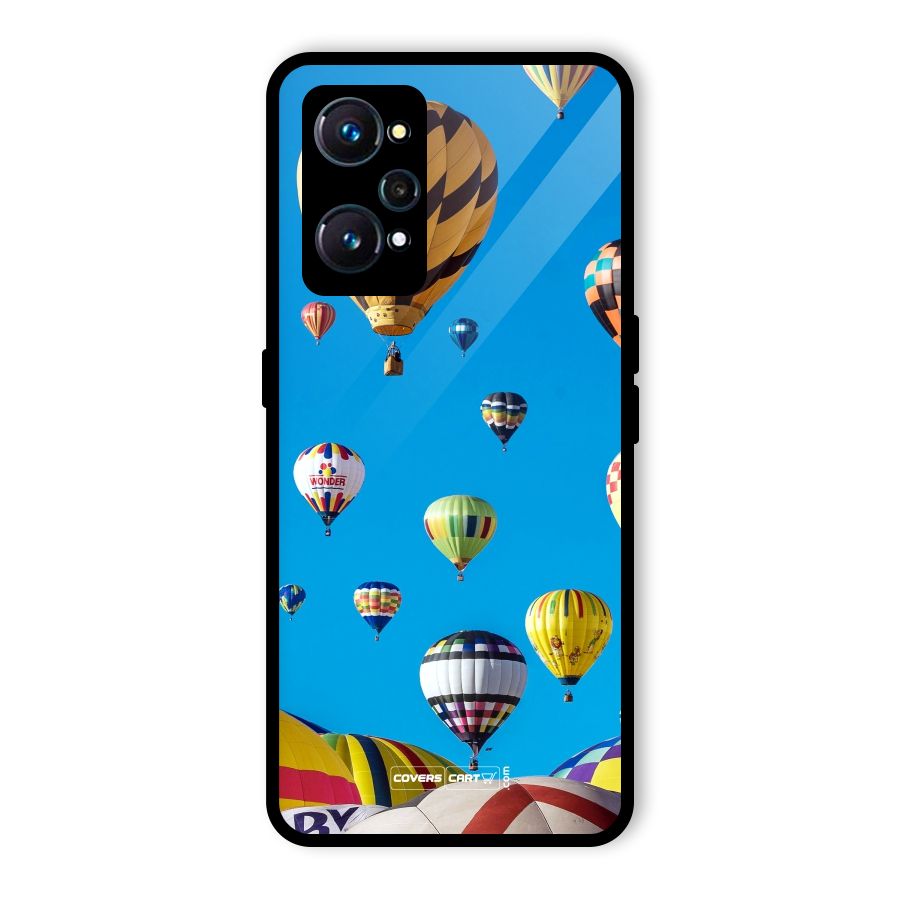 Hot Air Baloons Glass Back Case for Realme GT Neo2