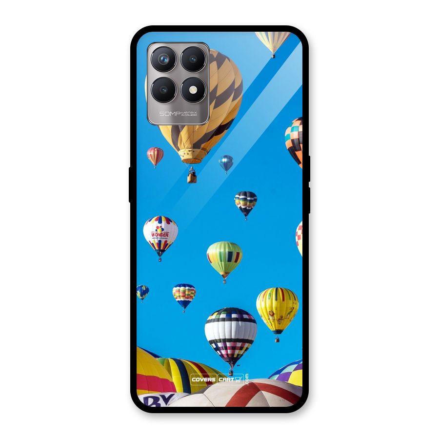 Hot Air Baloons Glass Back Case for Realme Narzo 50