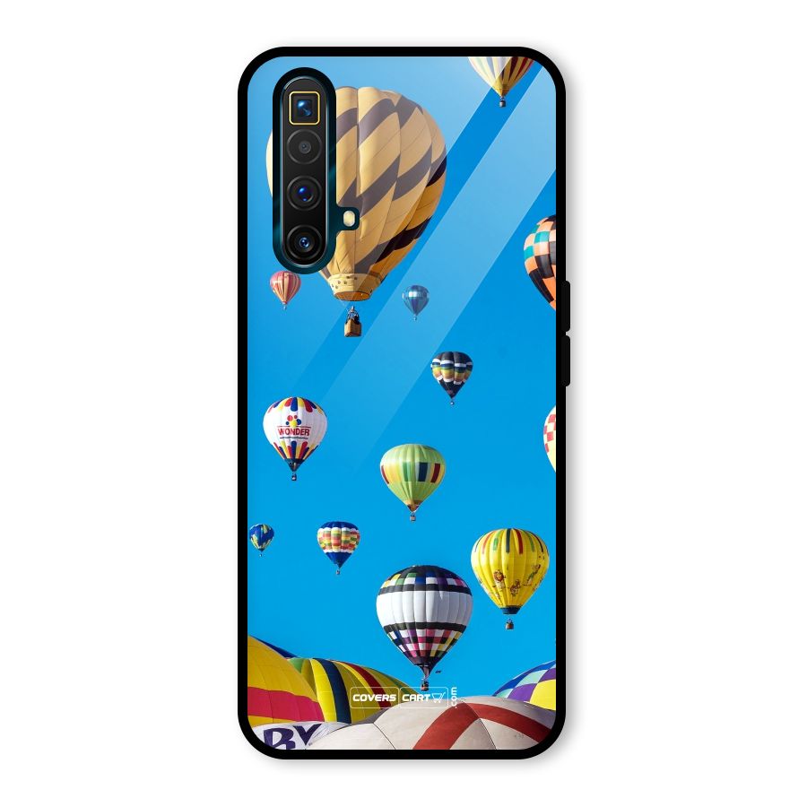 Hot Air Baloons Glass Back Case for Realme X3 SuperZoom