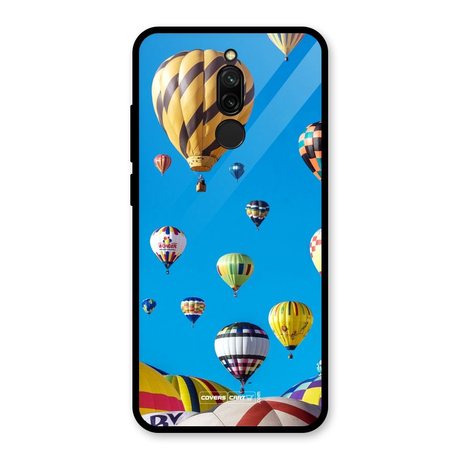 Hot Air Baloons Glass Back Case for Redmi 8
