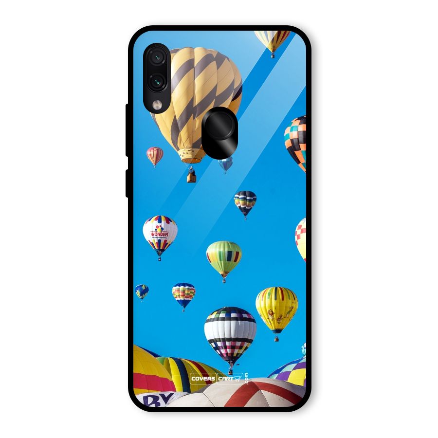 Hot Air Baloons Glass Back Case for Redmi Note 7