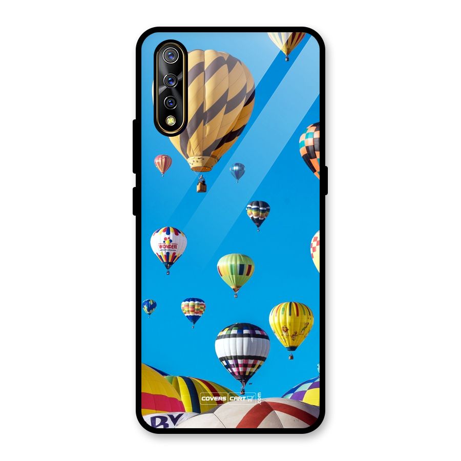 Hot Air Baloons Glass Back Case for Vivo S1