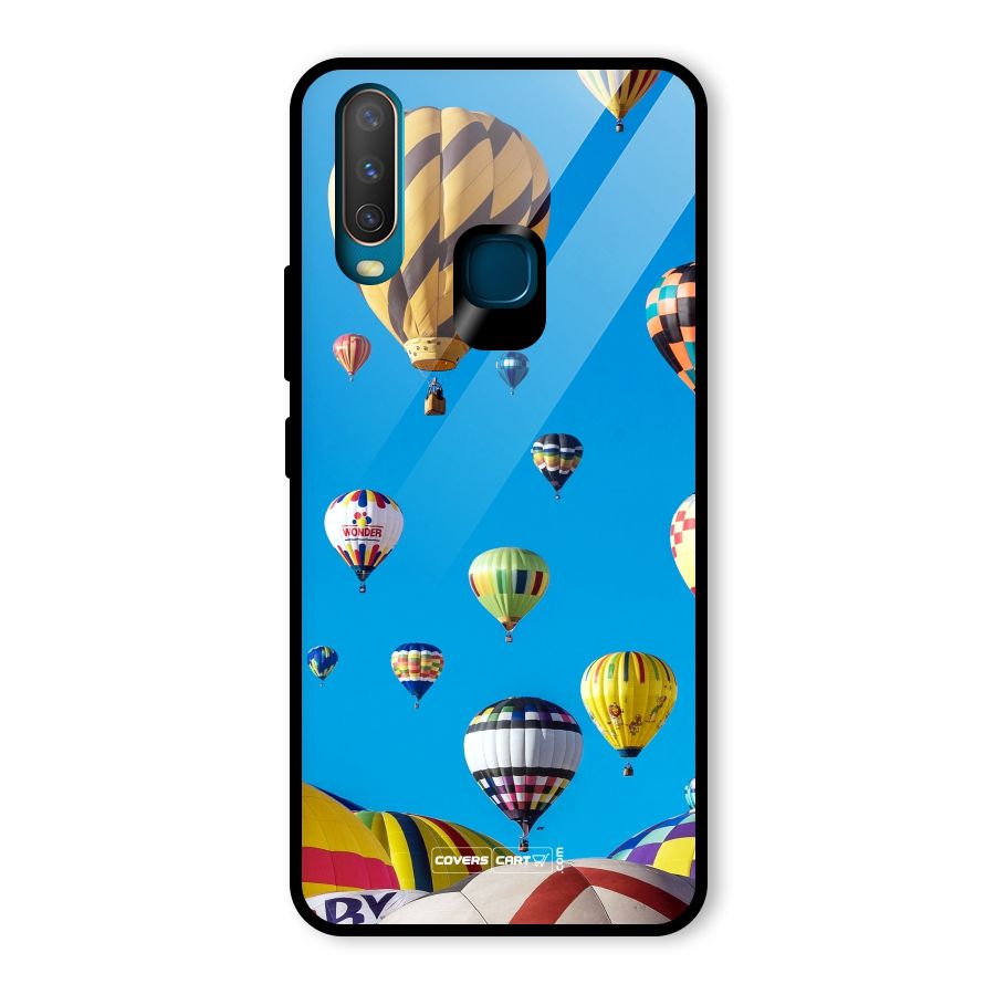 Hot Air Baloons Glass Back Case for Vivo U10