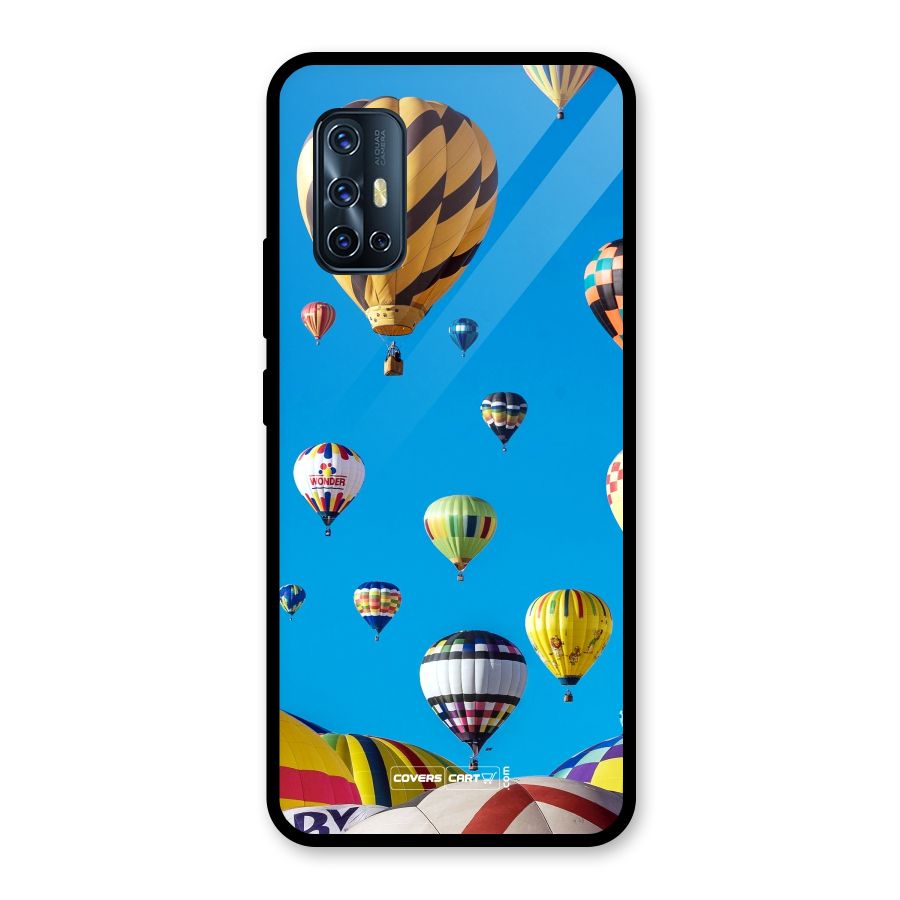 Hot Air Baloons Glass Back Case for Vivo V17