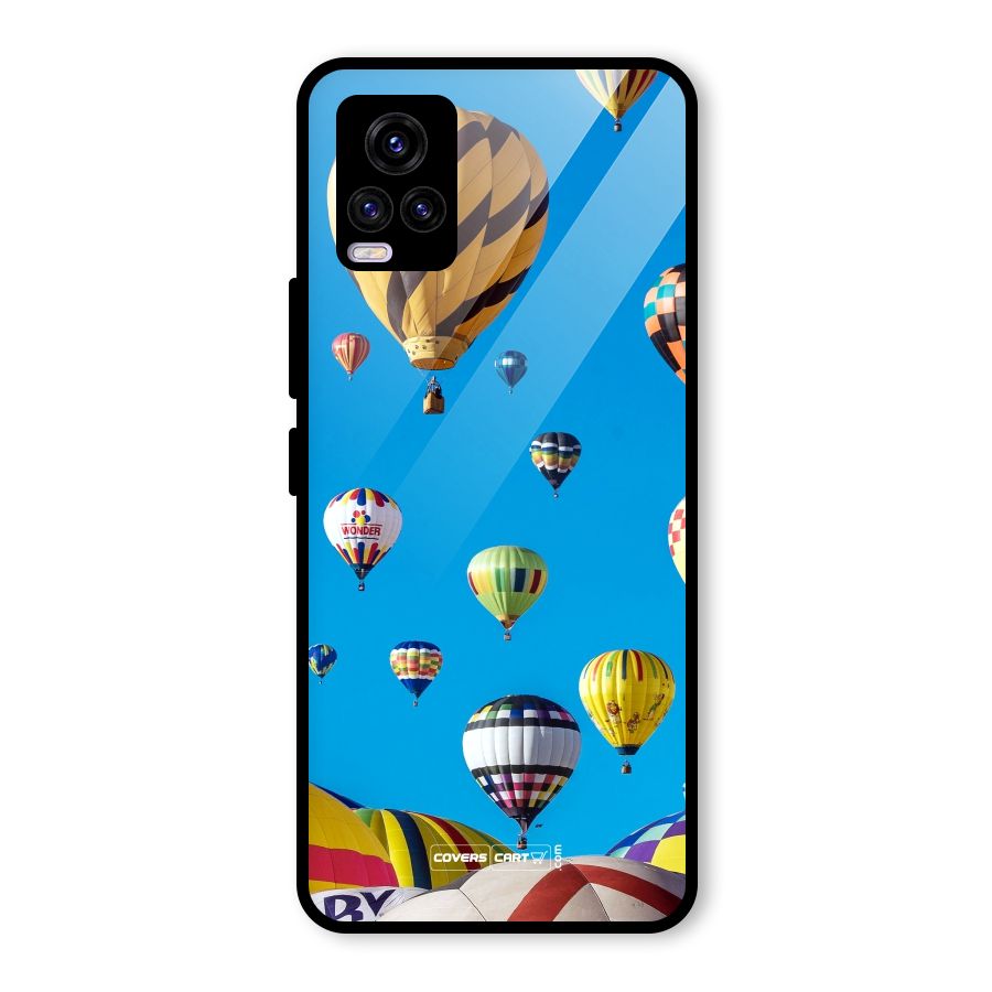 Hot Air Baloons Glass Back Case for Vivo V20