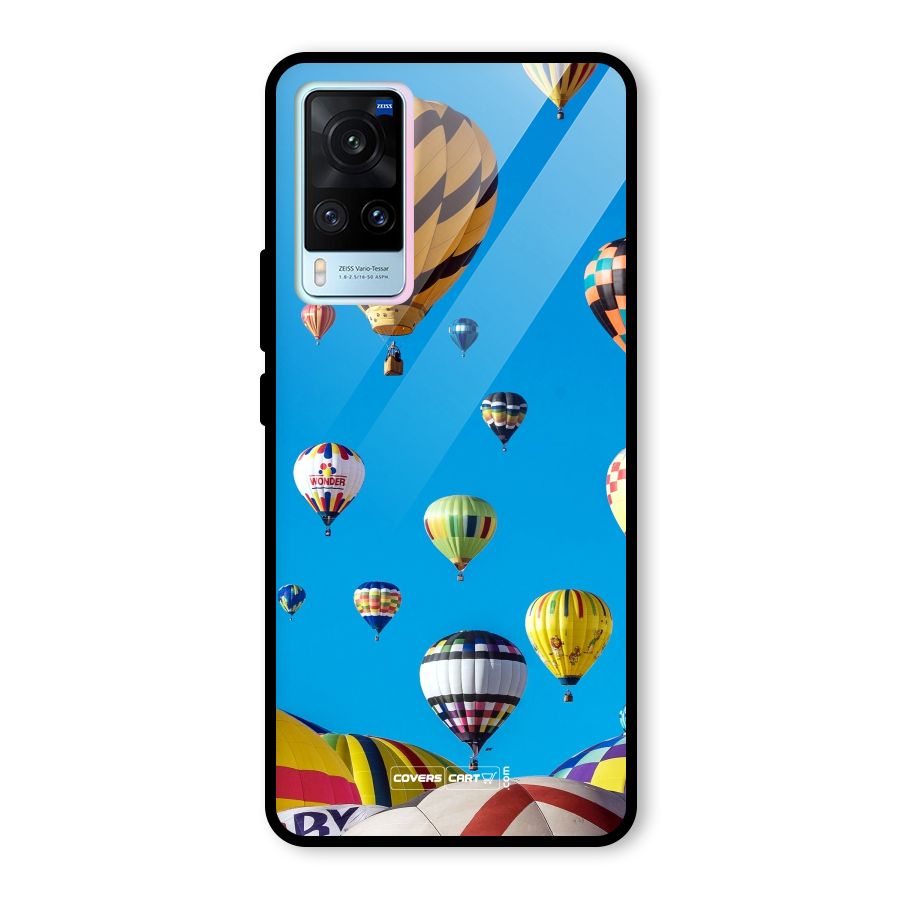 Hot Air Baloons Glass Back Case for Vivo X60