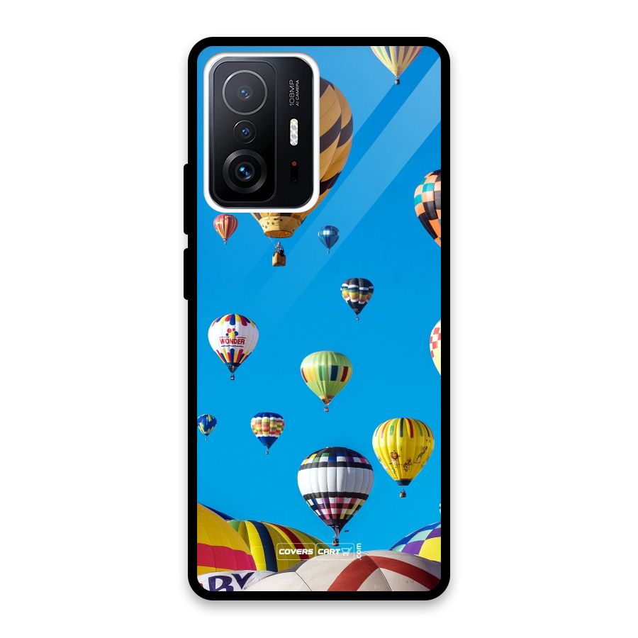Hot Air Baloons Glass Back Case for Xiaomi 11T Pro