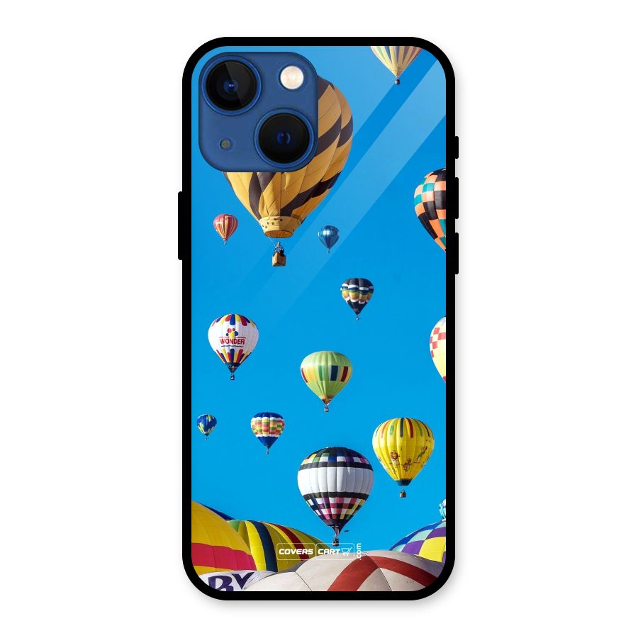 Hot Air Baloons Glass Back Case for iPhone 13 Mini