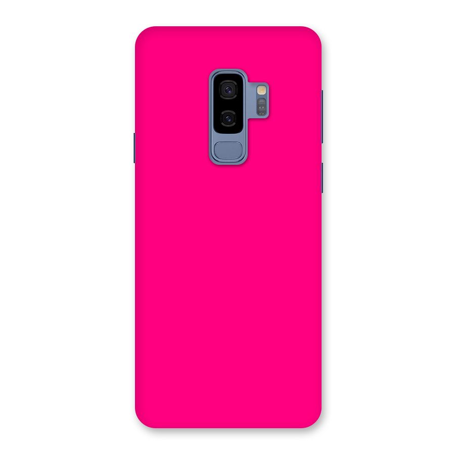 Hot Pink Back Case for Galaxy S9 Plus
