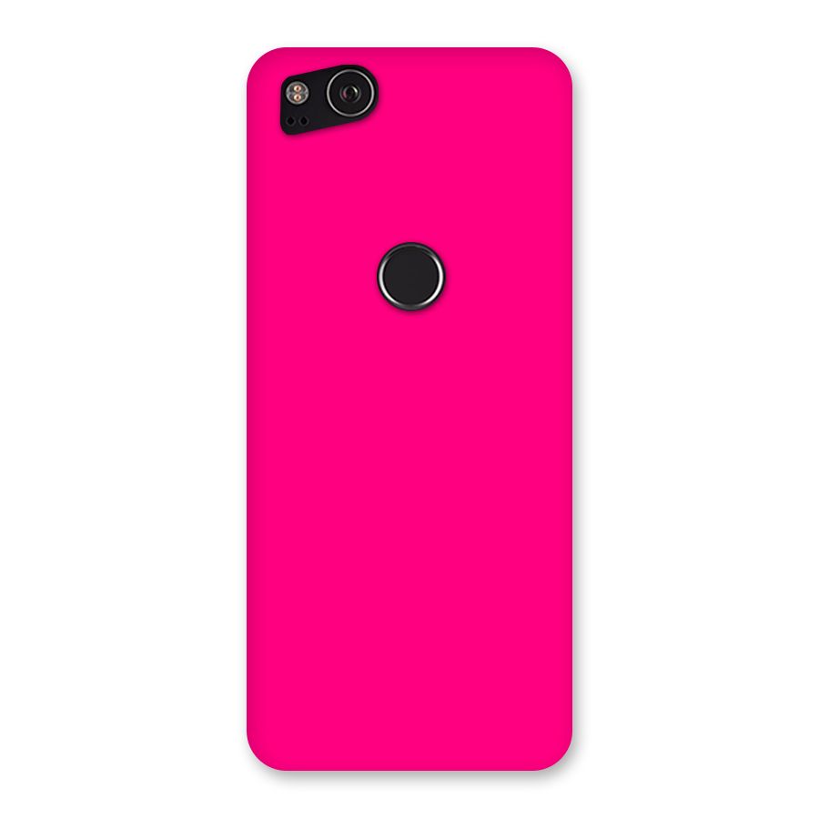 Hot Pink Back Case for Google Pixel 2