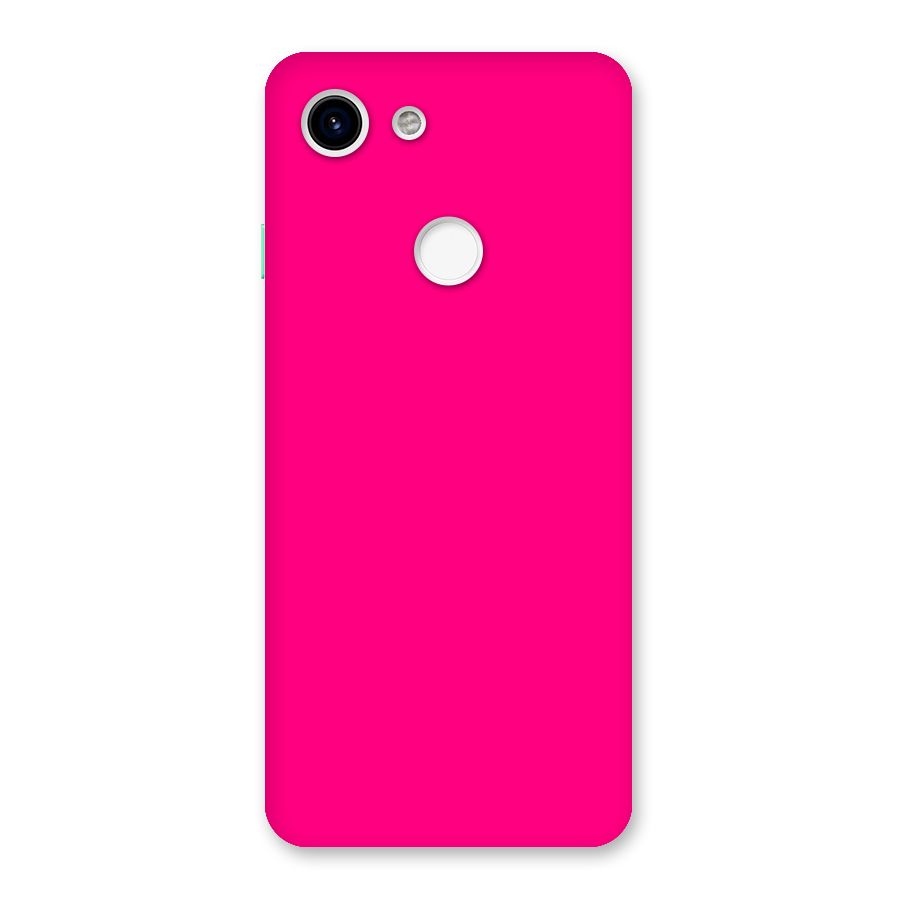 Hot Pink Back Case for Google Pixel 3