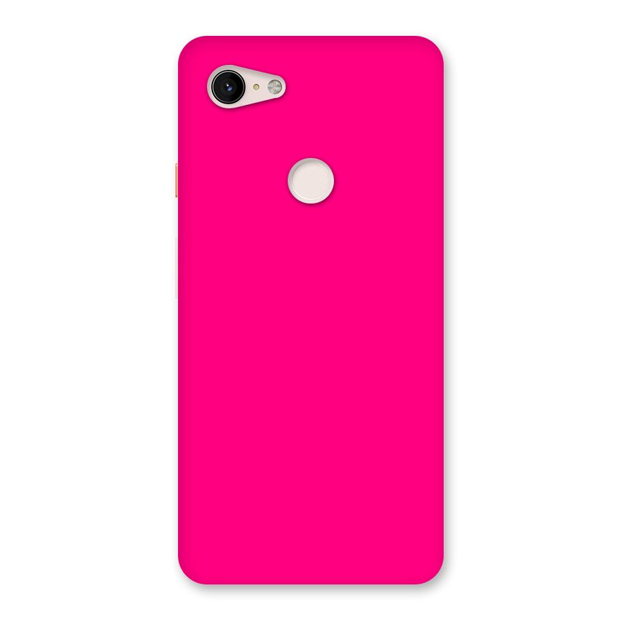 Hot Pink Back Case for Google Pixel 3 XL