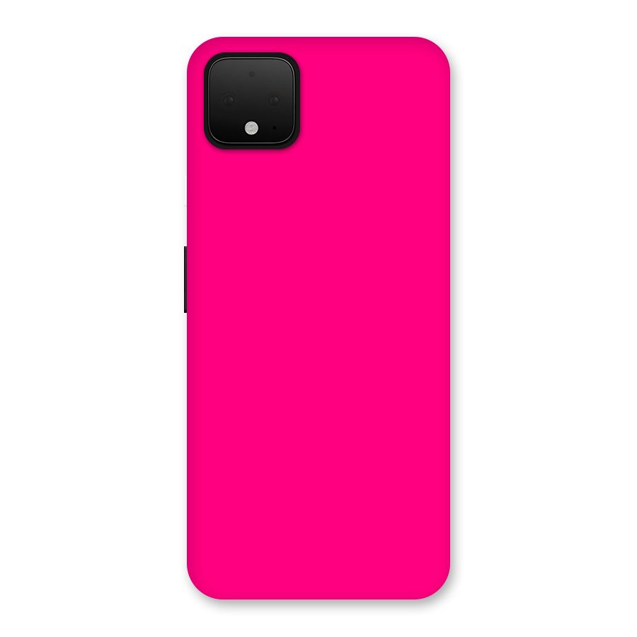 Hot Pink Back Case for Google Pixel 4 XL