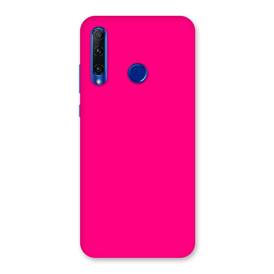 Hot Pink Back Case for Honor 20i