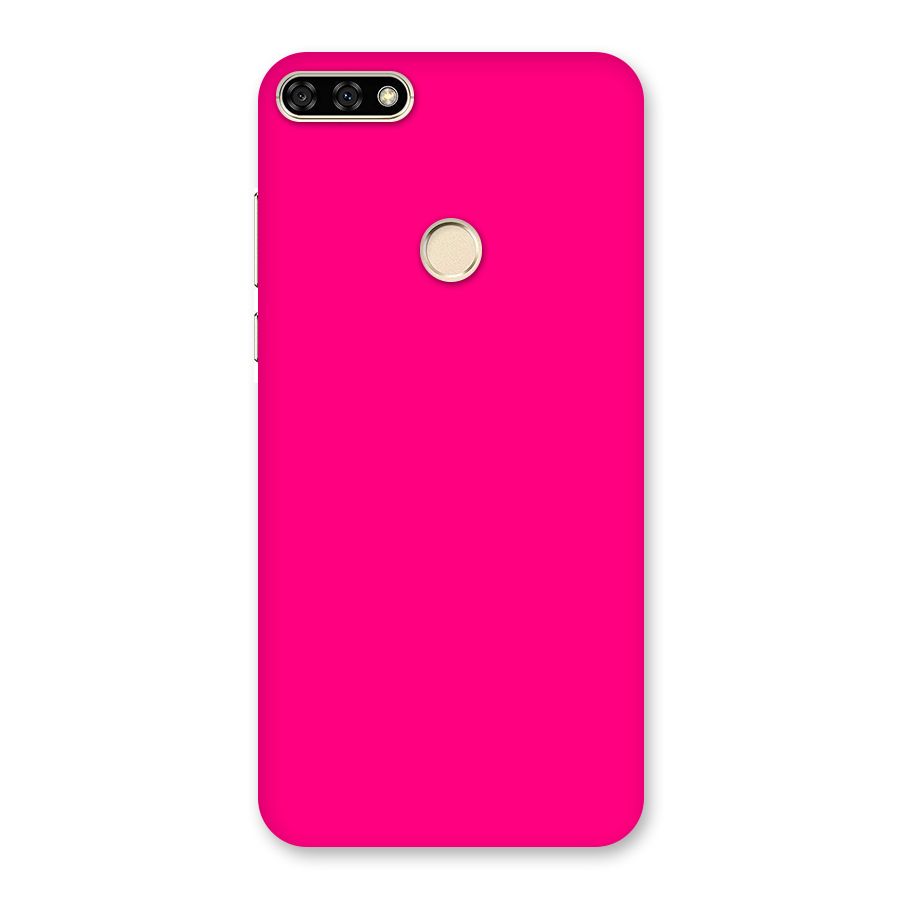 Hot Pink Back Case for Honor 7A