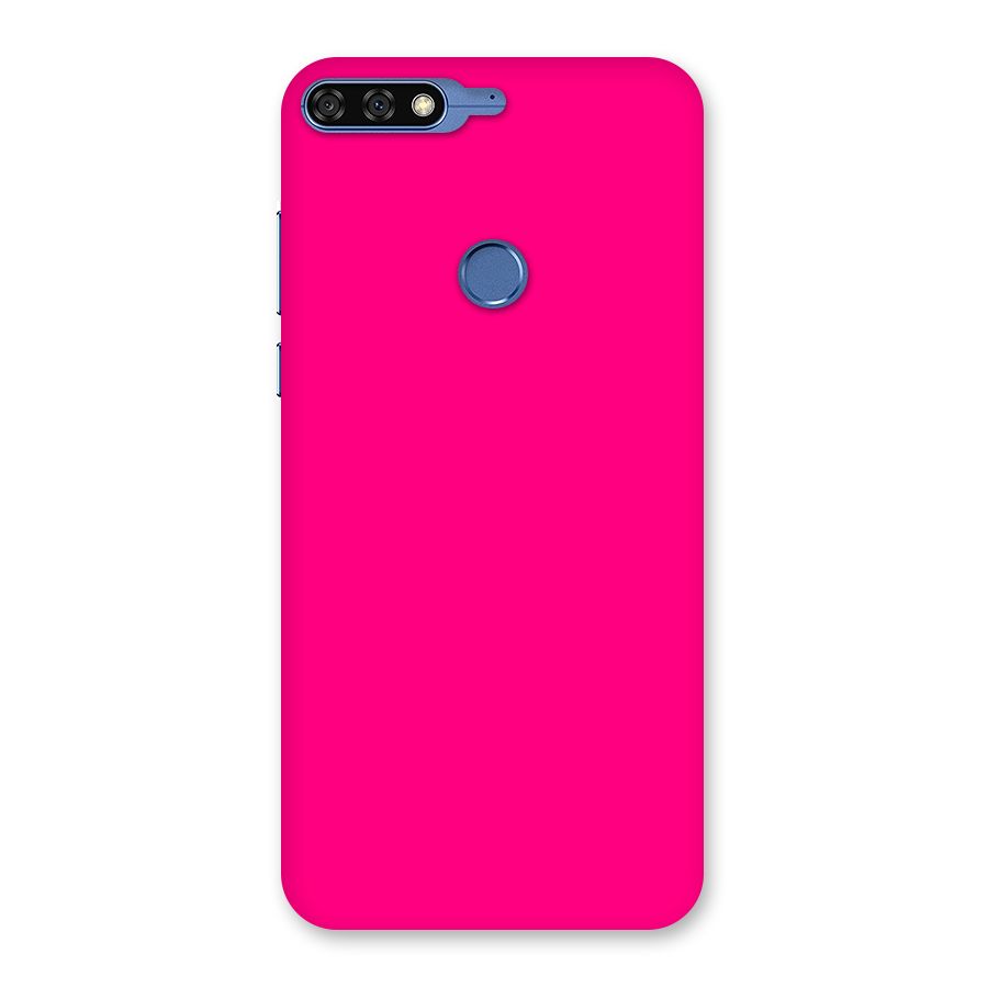 Hot Pink Back Case for Honor 7C