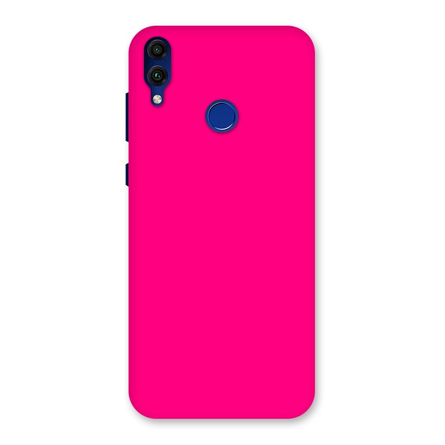 Hot Pink Back Case for Honor 8C