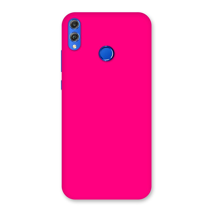 Hot Pink Back Case for Honor 8X