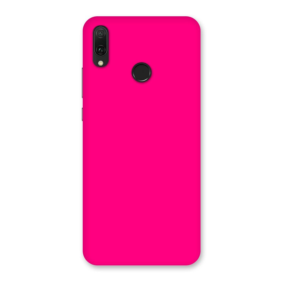 Hot Pink Back Case for Huawei Y9 (2019)