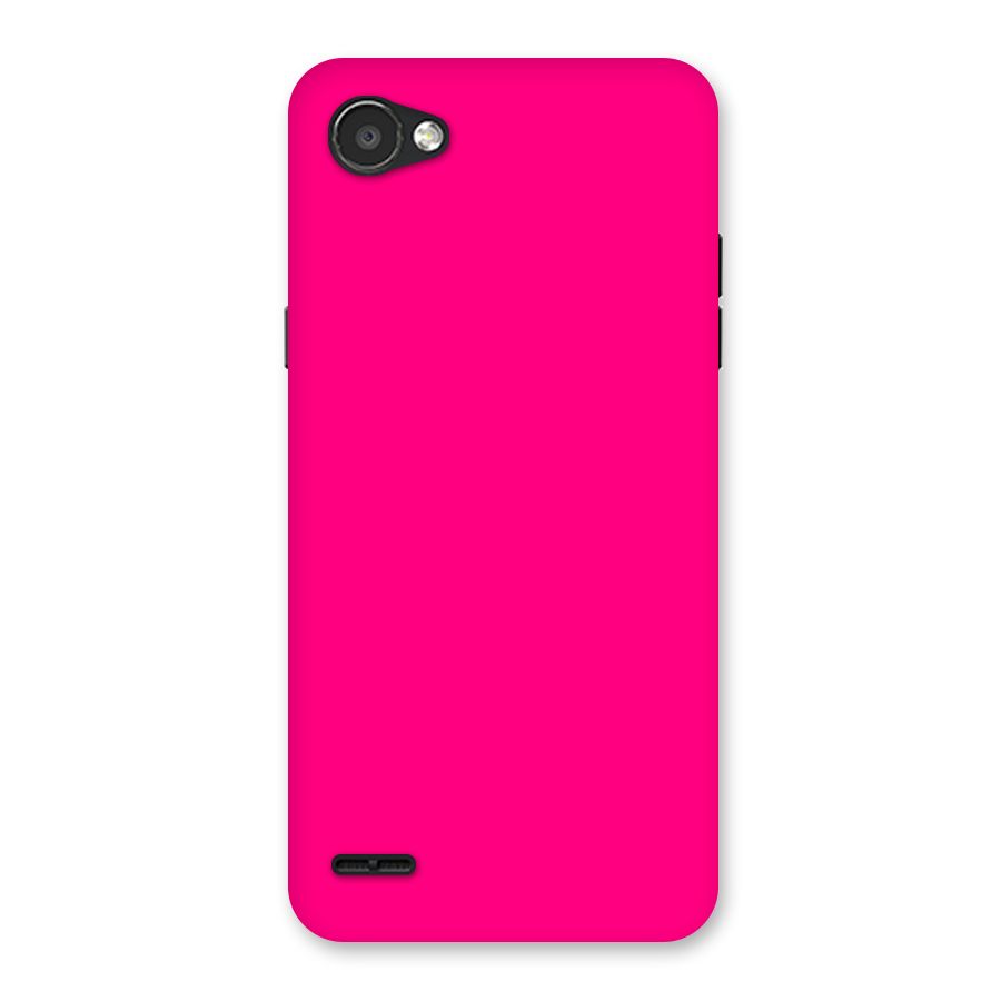 Hot Pink Back Case for LG Q6