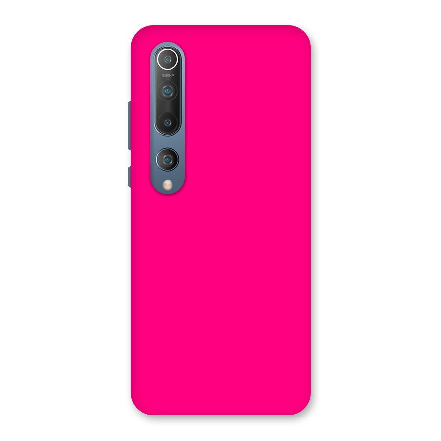 Hot Pink Back Case for Mi 10