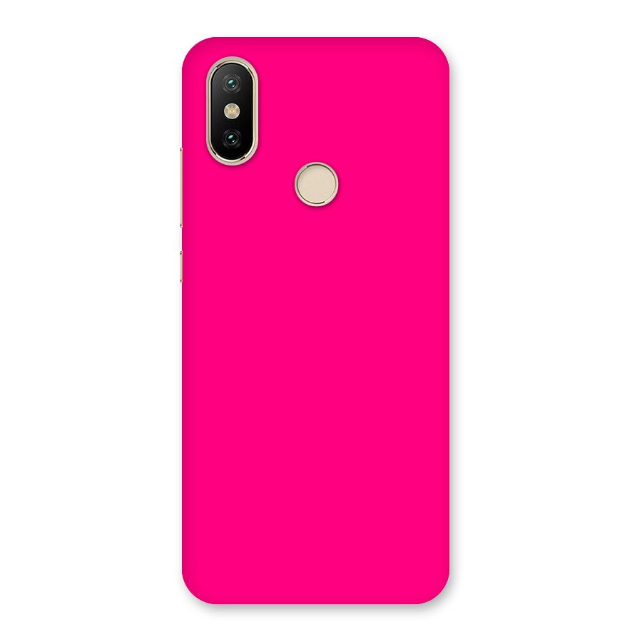 Hot Pink Back Case for Mi A2