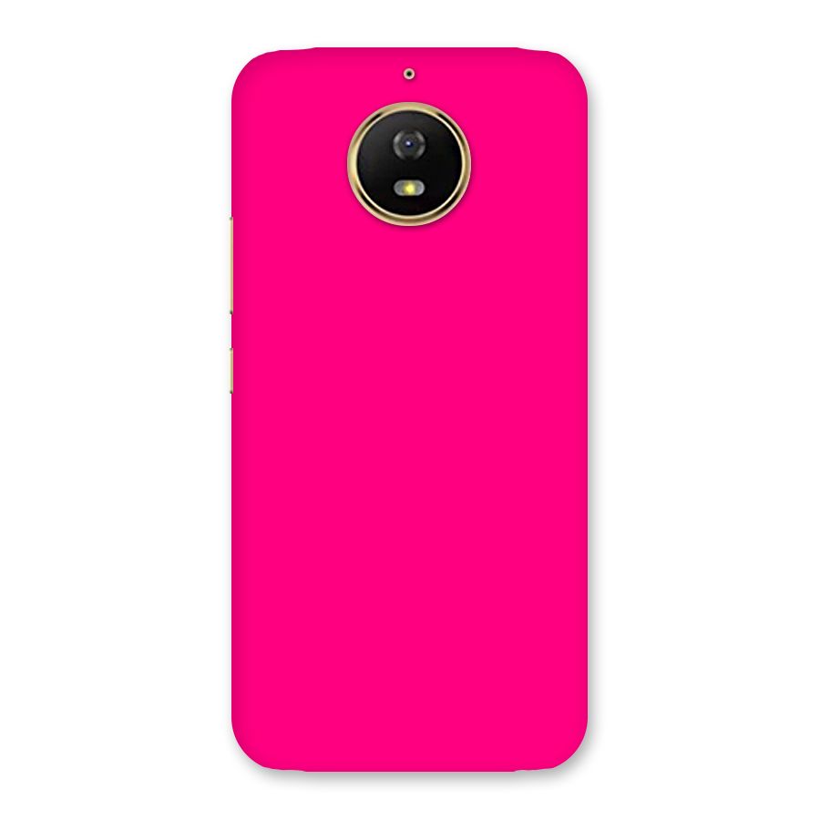 Hot Pink Back Case for Moto G5s