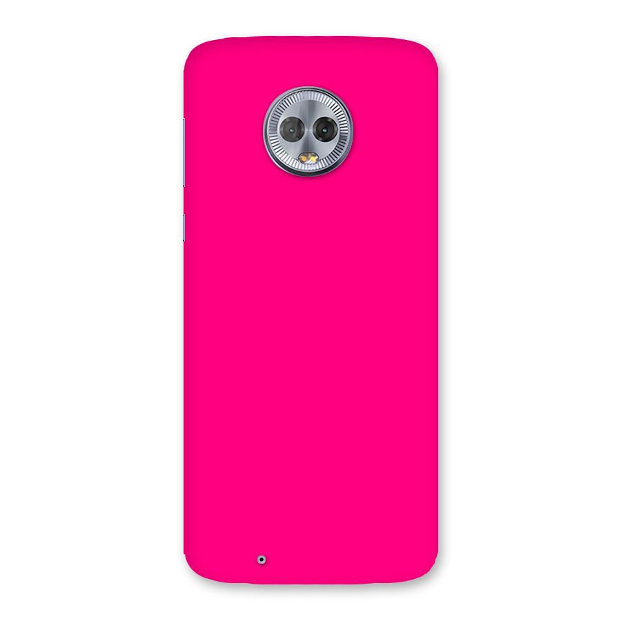 Hot Pink Back Case for Moto G6