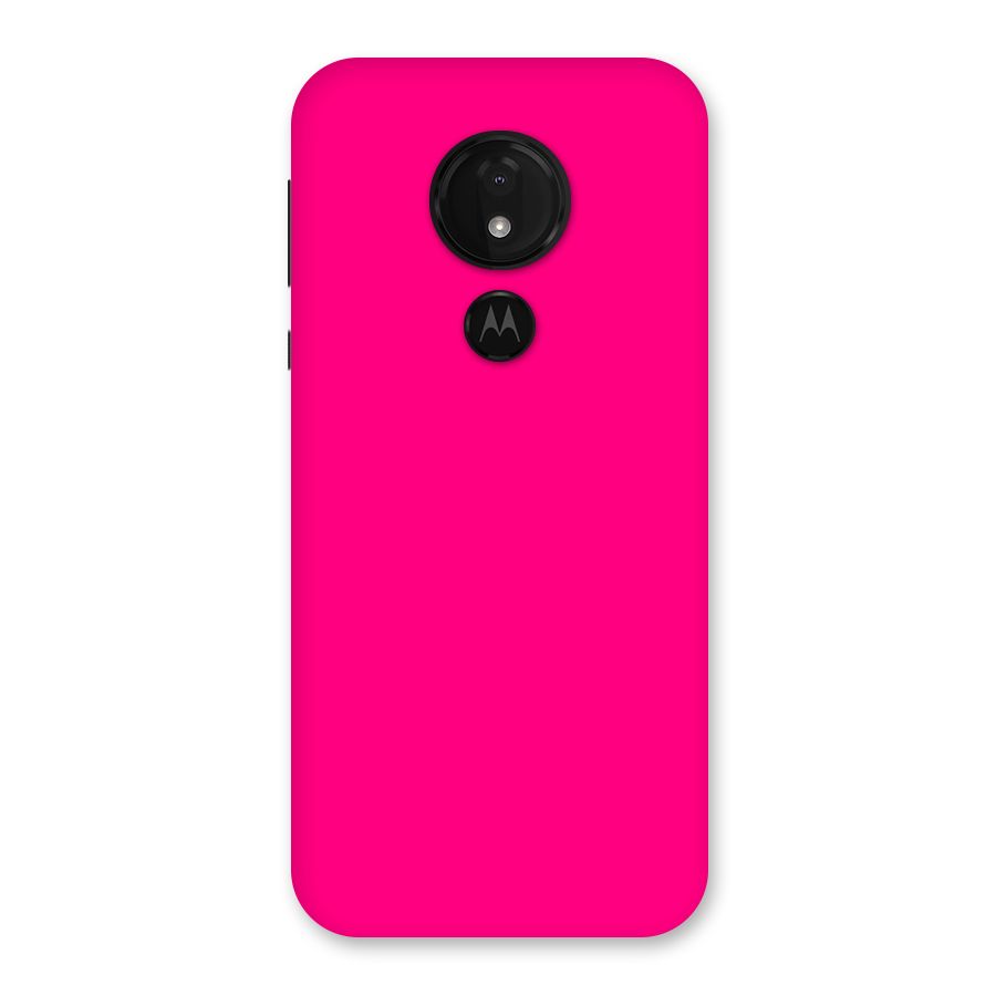 Hot Pink Back Case for Moto G7 Power