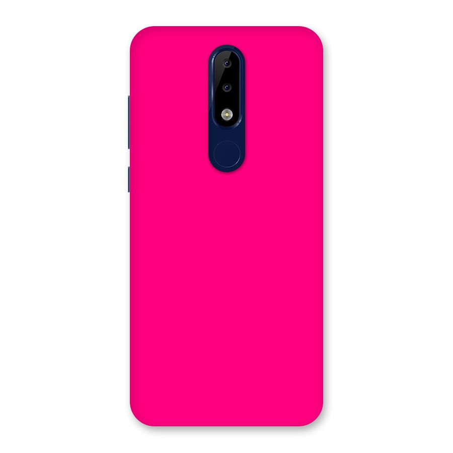 Hot Pink Back Case for Nokia 5.1 Plus