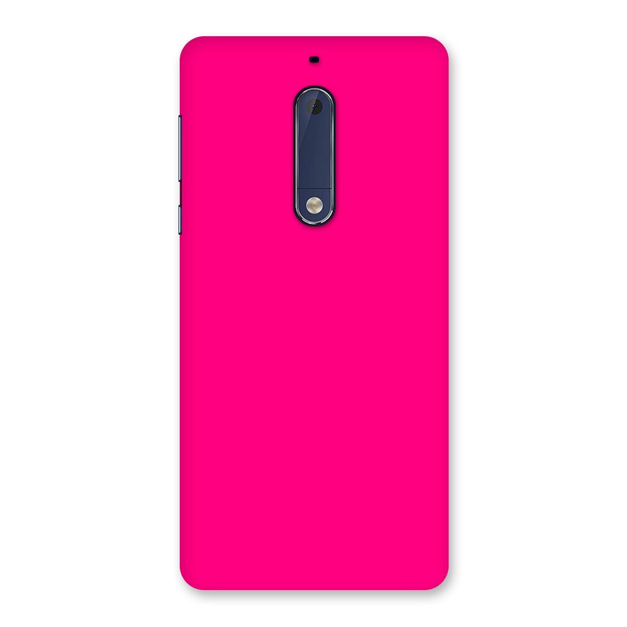 Hot Pink Back Case for Nokia 5