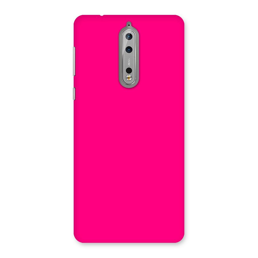Hot Pink Back Case for Nokia 8