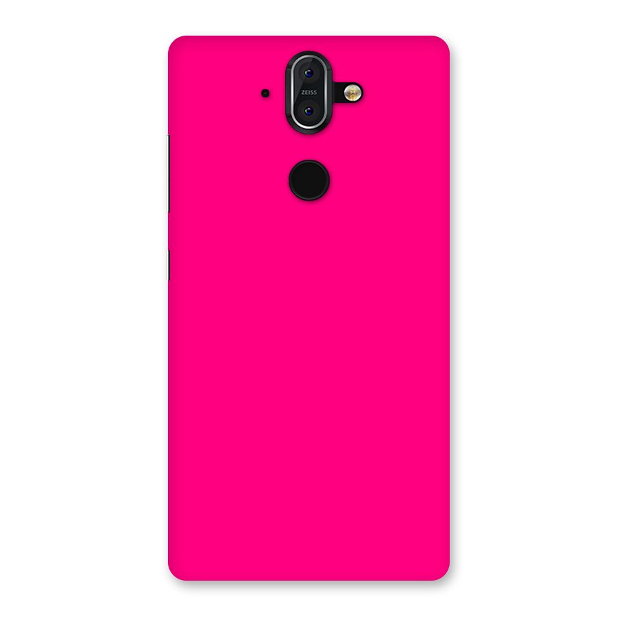 Hot Pink Back Case for Nokia 8 Sirocco