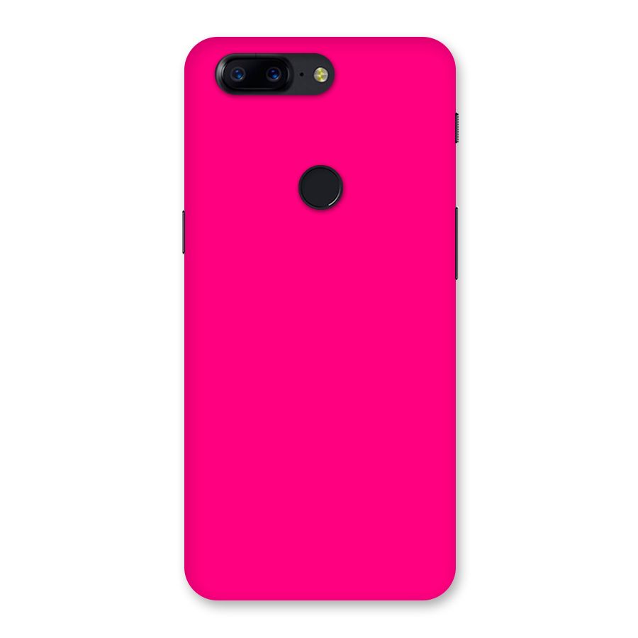 Hot Pink Back Case for OnePlus 5T