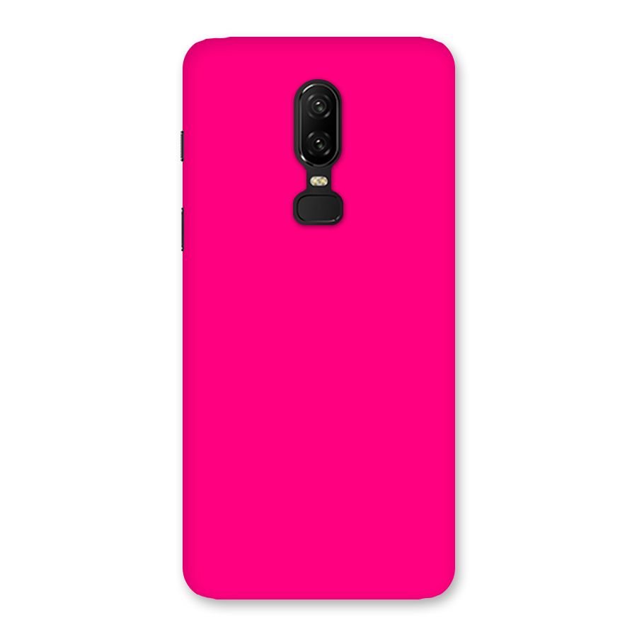 Hot Pink Back Case for OnePlus 6