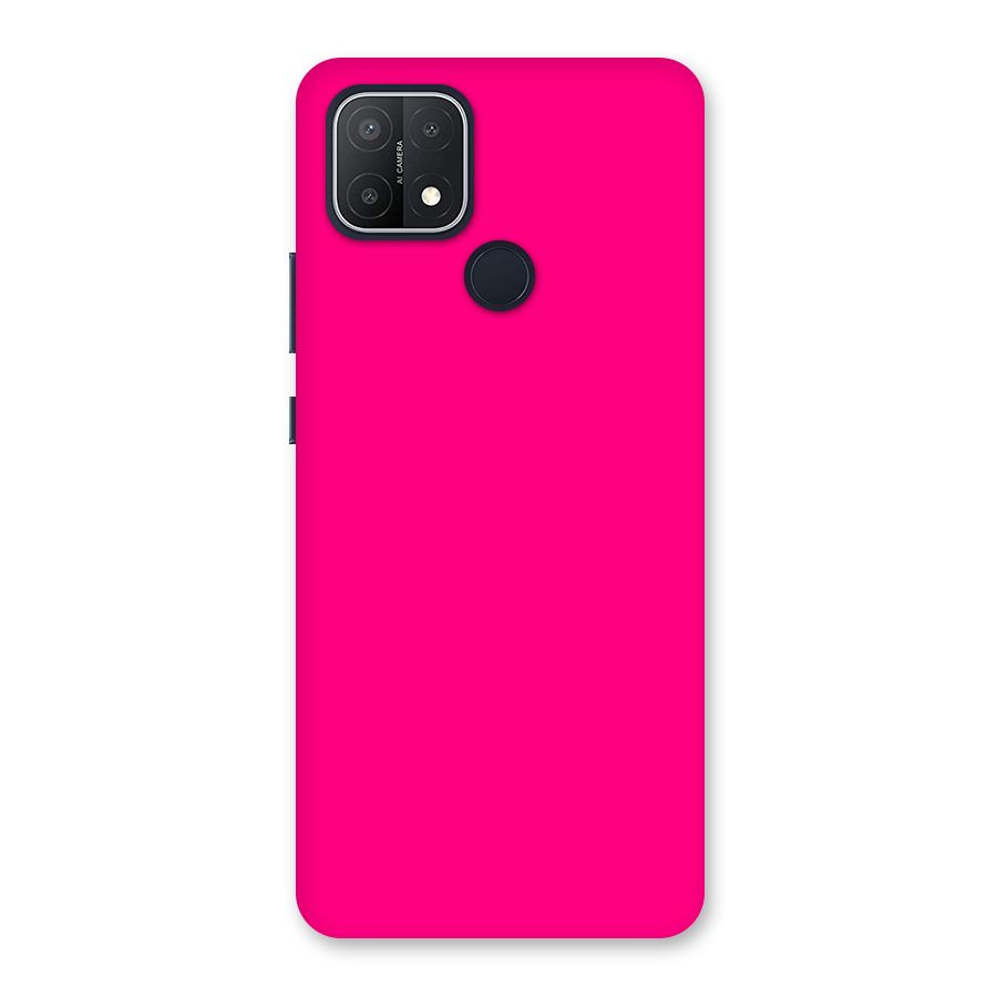 Hot Pink Back Case for Oppo A15