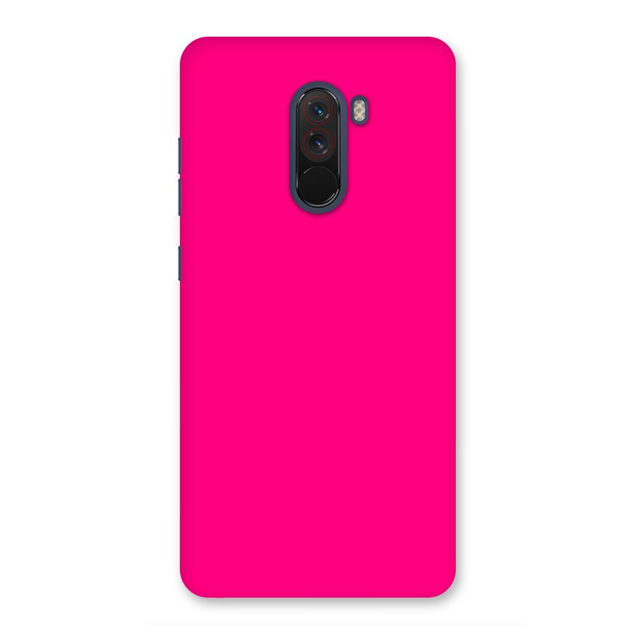 Hot Pink Back Case for Poco F1