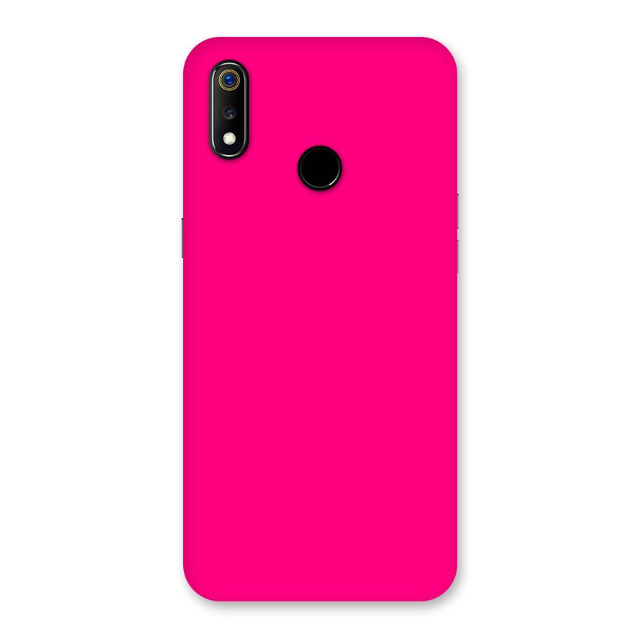 Hot Pink Back Case for Realme 3