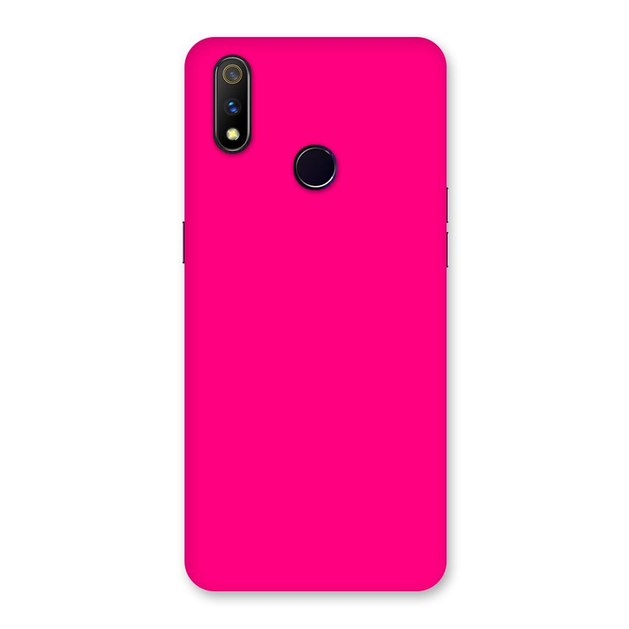 Hot Pink Back Case for Realme 3 Pro