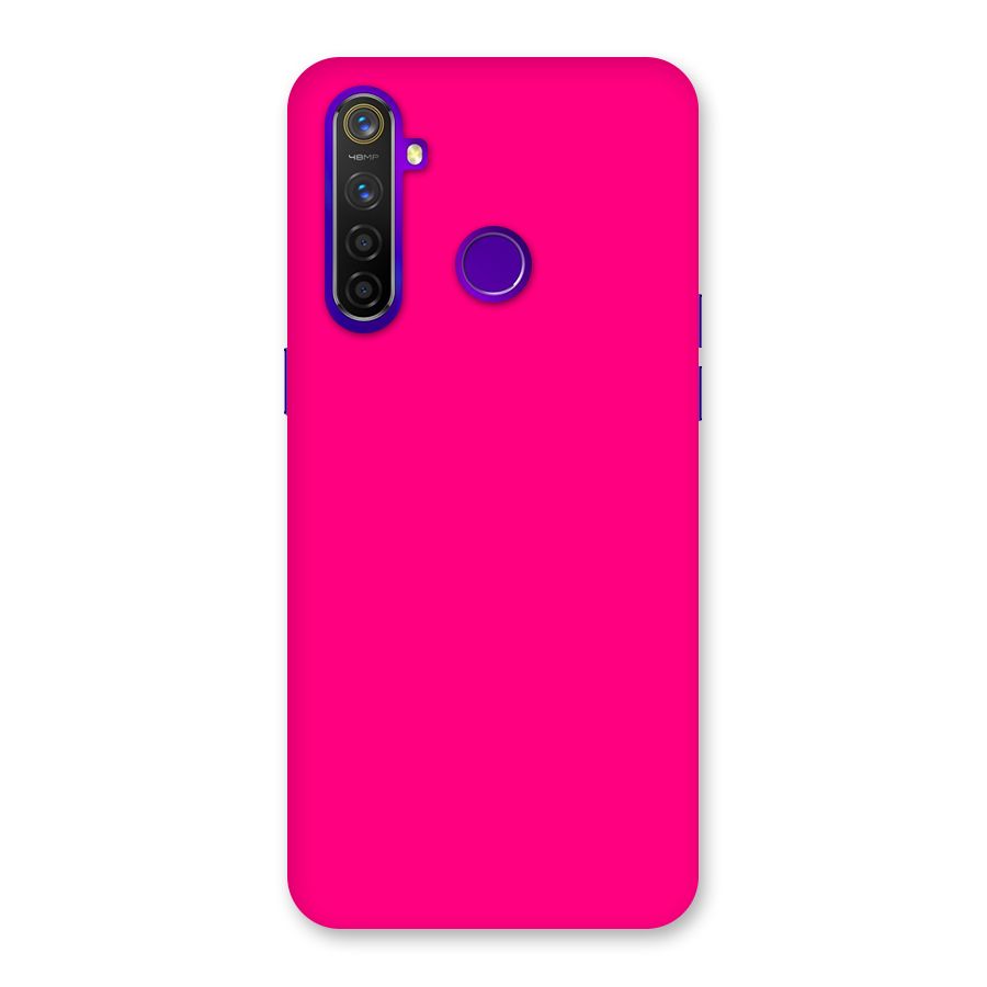 Hot Pink Back Case for Realme 5 Pro