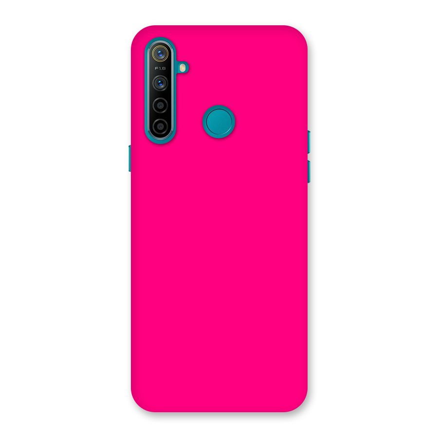 Hot Pink Back Case for Realme 5i