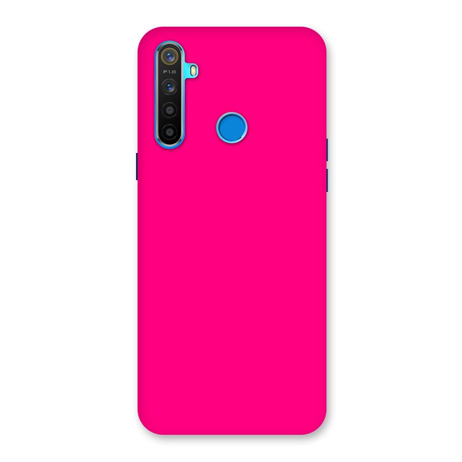 Hot Pink Back Case for Realme 5s