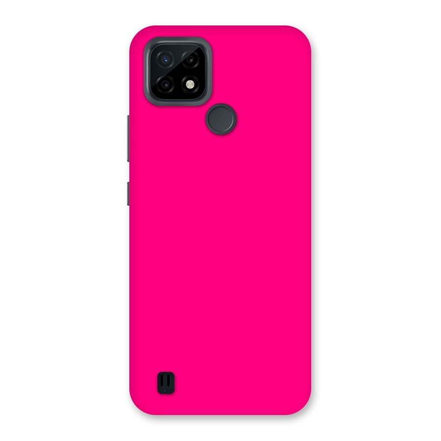 Hot Pink Back Case for Realme C21