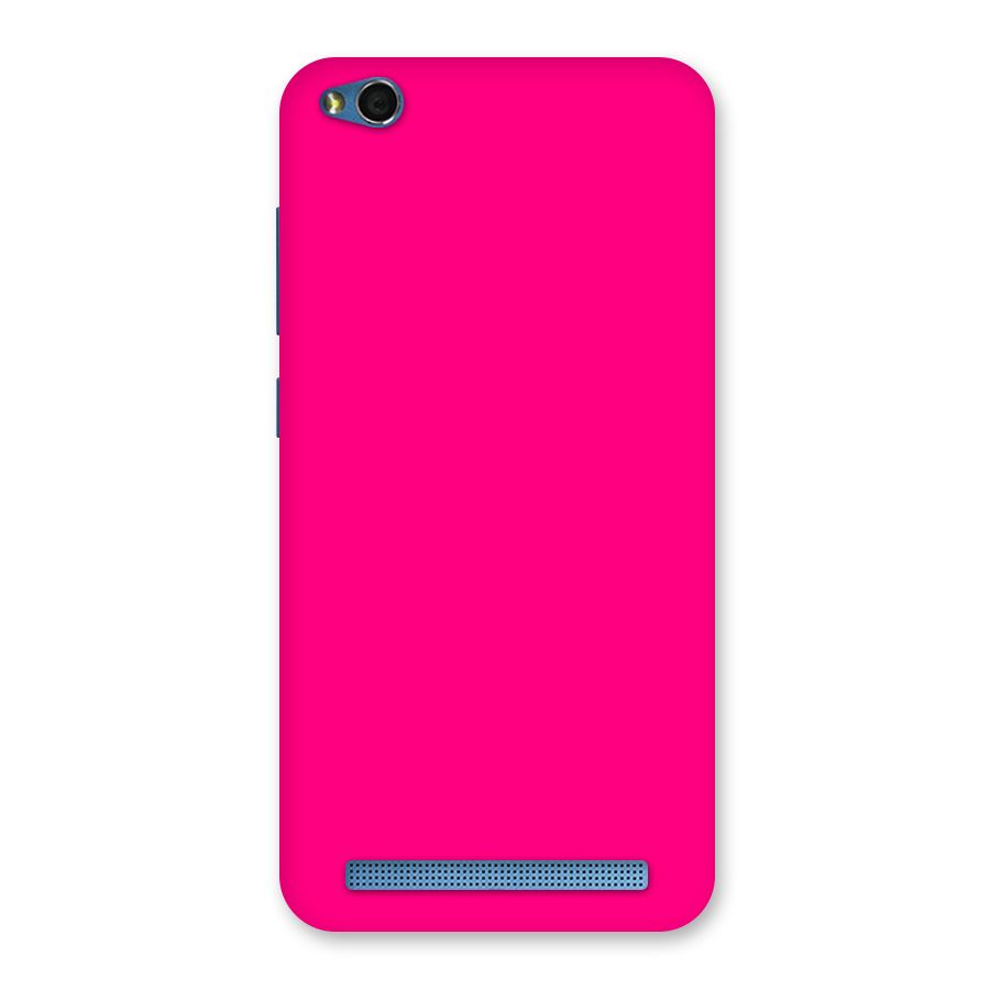 Hot Pink Back Case for Redmi 5A