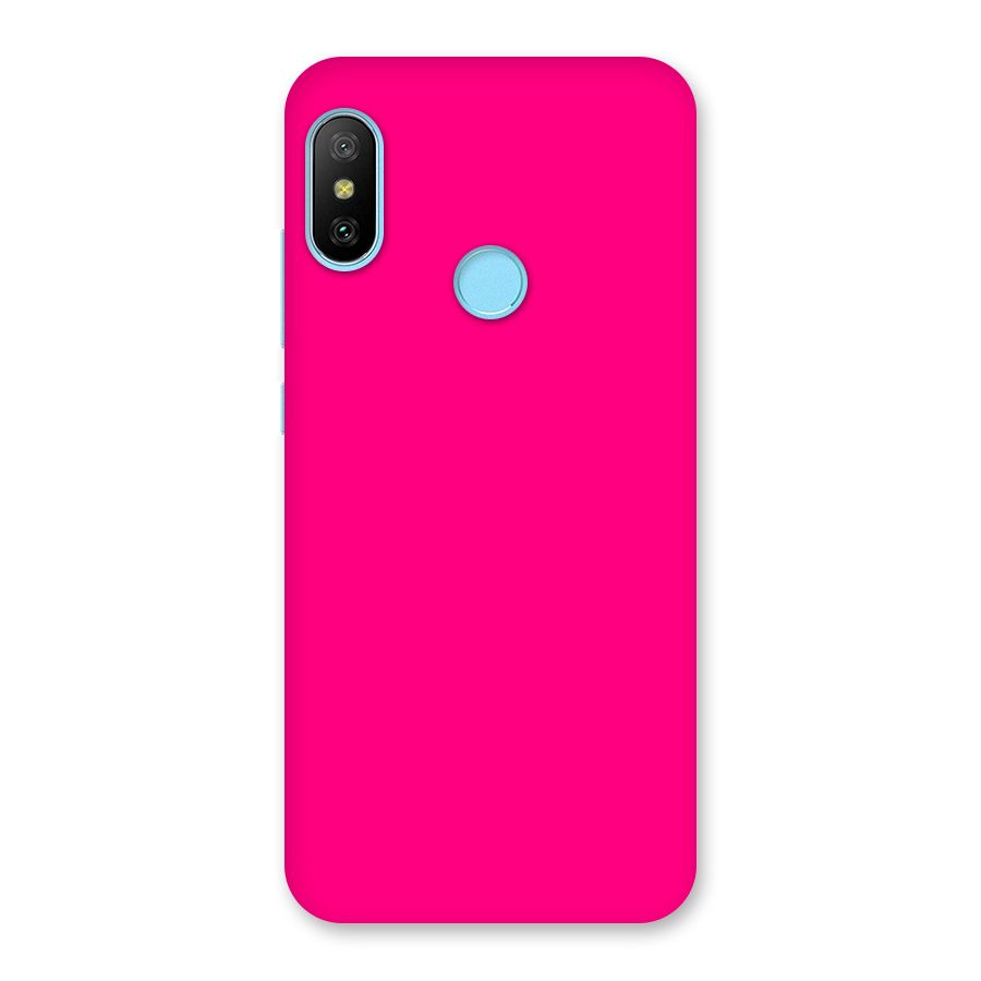 Hot Pink Back Case for Redmi 6 Pro