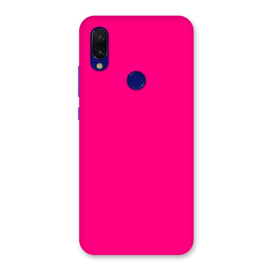 Hot Pink Back Case for Redmi 7