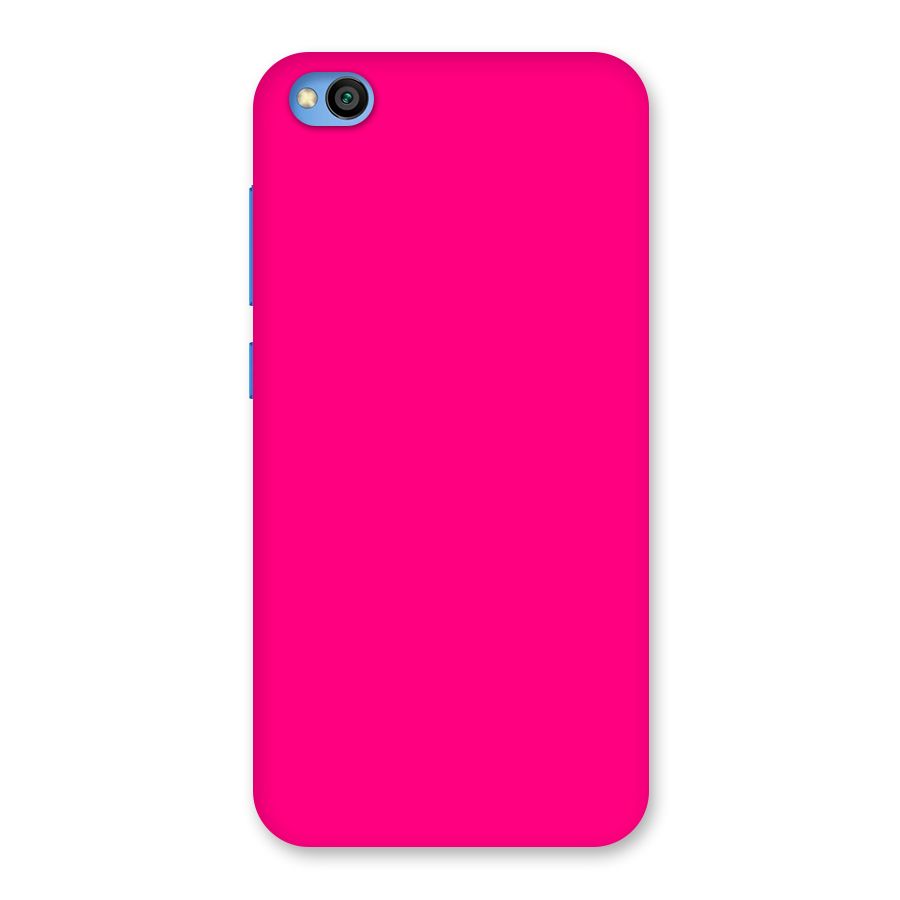 Hot Pink Back Case for Redmi Go